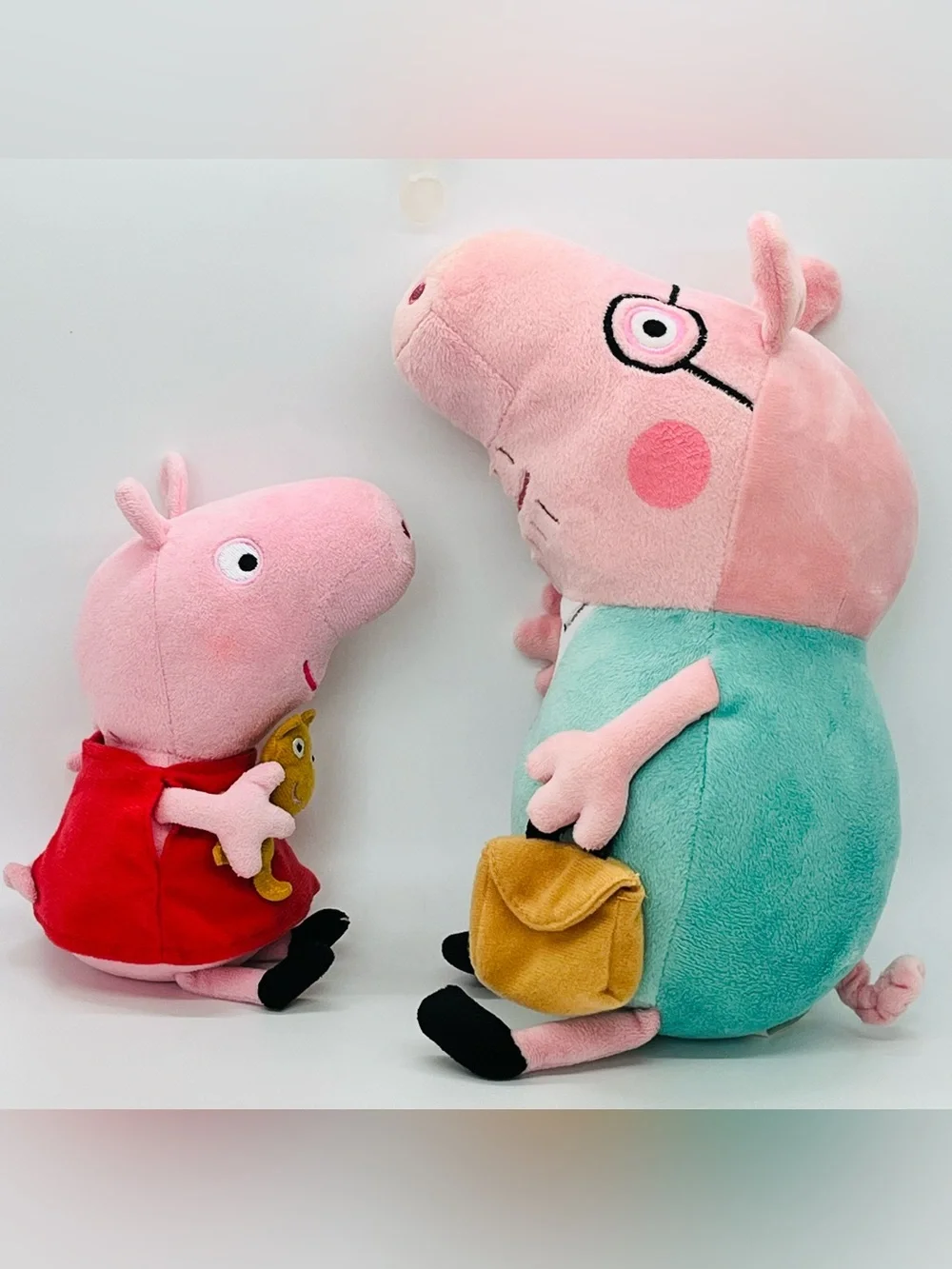 Ty Beanie Babies Nickelodeon Peppa Pig & Daddy Pig Stuffed Plush Animals